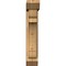 Ekena Millwork Olympic Slat Rough Sawn Bracket w/ Offset Brace, Western Red Cedar, 6"W x 20"D x 32"H BKT0604X20X32OLY06RWR - alternate 4